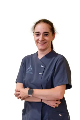 Foto de Gema Santos, Coordinadora clínica en AURUM Centro Odontológico